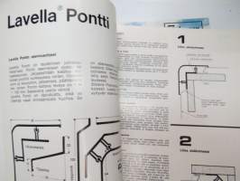 Finlayson - Muovitehtaat - Lavella ponttipaneeli (pontti - paneeli) - muovisen seinäpaneelin myyntiesite &amp; asennusohje -plastic-based panel brochure &amp; assembly guide