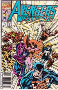 Avengers West Coast 1991 N:o 74 -