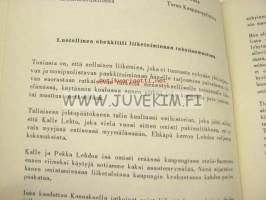 Liikemies ja shekkitili Pohjoismaiden Yhdyspankin kauppaoppilaitosten oppilaille v. 1955 järjestämän kirjoituskilpailun aineet