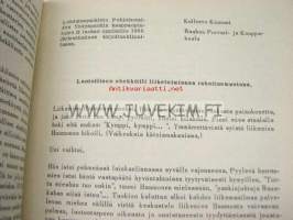 Liikemies ja shekkitili Pohjoismaiden Yhdyspankin kauppaoppilaitosten oppilaille v. 1955 järjestämän kirjoituskilpailun aineet