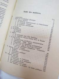 La Finlande et les finlandais par O.M. Reuter - Itenéraire historique et descriptif -ranskankielinen matkaopas Suomesta ja suomalaisista, karttaliite (koko Suomi)