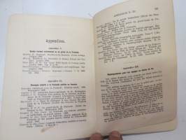 La Finlande et les finlandais par O.M. Reuter - Itenéraire historique et descriptif -ranskankielinen matkaopas Suomesta ja suomalaisista, karttaliite (koko Suomi)