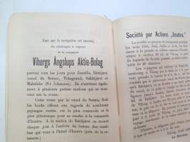 La Finlande et les finlandais par O.M. Reuter - Itenéraire historique et descriptif -ranskankielinen matkaopas Suomesta ja suomalaisista, karttaliite (koko Suomi)