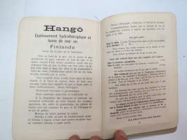 La Finlande et les finlandais par O.M. Reuter - Itenéraire historique et descriptif -ranskankielinen matkaopas Suomesta ja suomalaisista, karttaliite (koko Suomi)