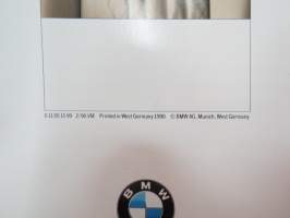 BMW 5 Series Colours and upholstery 1990 -myyntiesite / sales brochure