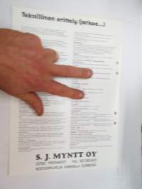 Coles Hydra Truck 45 / 50 T autonosturi - S.J. Myntt Oy -esite / brochure