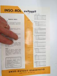 Enso Inso-Rol ovirakenne -myyntiesite -construction material brochure