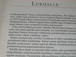 mauno koivisto kaksi kautta muistikuvia ja merkintöjä1982-1994
