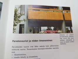 Betonijulkisivujen ja -parvekkeiden kunnossapito-opas -maintenance of concrete facades in buildings