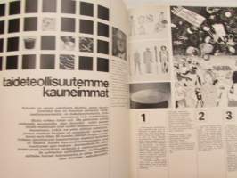 Kaunis Koti 1971 nr 2, sis. mm. seur. artikkelit / kuvat / mainokset; Tunnetko vanhat Kustavilaiset kalusteesi, Vilka Oy, katso sisältö tarkemmin kuvista.