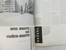 Kaunis Koti 1970 nr 1, sis. mm. seur. artikkelit / kuvat / mainokset; Kirkolliset tekstiilit, Tanskalainen talo Arkkitehti Torben Valour ja vaimonsa