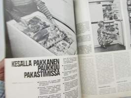 Kaunis Koti 1970 nr 4, sis. mm. seur. artikkelit / kuvat / mainokset; Punainen tupa ja perunamaa - Arkkitehti Tuula Sorainen, Käsite Vuokko, katso sisältö