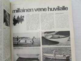 Kaunis Koti 1970 nr 4, sis. mm. seur. artikkelit / kuvat / mainokset; Punainen tupa ja perunamaa - Arkkitehti Tuula Sorainen, Käsite Vuokko, katso sisältö