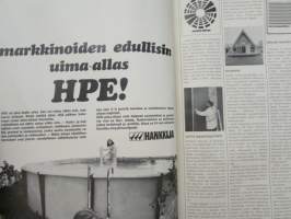Kaunis Koti 1970 nr 4, sis. mm. seur. artikkelit / kuvat / mainokset; Punainen tupa ja perunamaa - Arkkitehti Tuula Sorainen, Käsite Vuokko, katso sisältö