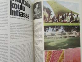 Kaunis Koti 1970 nr 5, sis. mm. seur. artikkelit / kuvat / mainokset; Muotoilukoulu Intiassa, Muotoilun kaupunki Milano, katso sisältö tarkemmin kuvista.