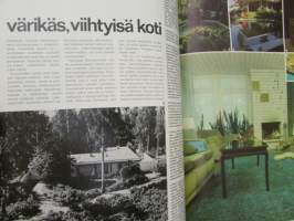 Kaunis Koti 1970 nr 5, sis. mm. seur. artikkelit / kuvat / mainokset; Muotoilukoulu Intiassa, Muotoilun kaupunki Milano, katso sisältö tarkemmin kuvista.