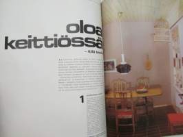 Kaunis Koti 1970 nr 6, sis. mm. seur. artikkelit / kuvat / mainokset; Finnovaatio Reima Pietilä - Kaj Franck - Veikko Leivo, Märkätilat keittiö apukeittiö wc