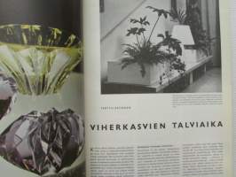 Kaunis Koti 1965 nr 7, sis. mm. seur. artikkelit / kuvat / mainokset; Suomalainen kenkä marssii maailmanmarkkinoille, katso sisältö tarkemmin kuvista.