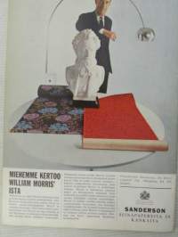 Kaunis Koti 1965 nr 7, sis. mm. seur. artikkelit / kuvat / mainokset; Suomalainen kenkä marssii maailmanmarkkinoille, katso sisältö tarkemmin kuvista.