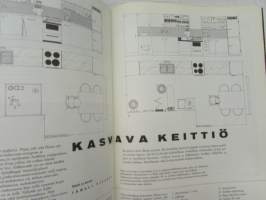 Kaunis Koti 1967 nr 2, sis. mm. seur. artikkelit / kuvat / mainokset; Ostrobotnia ja juhlasali Dora Jung, Näin asuu Eero Aarnio, katso sisältö tarkemmin kuvista.