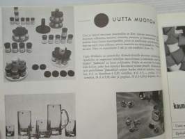 Kaunis Koti 1967 nr 2, sis. mm. seur. artikkelit / kuvat / mainokset; Ostrobotnia ja juhlasali Dora Jung, Näin asuu Eero Aarnio, katso sisältö tarkemmin kuvista.