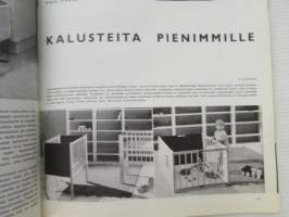 Kaunis Koti 1964 nr 1, sis. mm. seur. artikkelit / kuvat / mainokset; Isku, Fiskars Piccolo, Artek, Miten hankin oman asunnon, Jaalan Hahl-suvun Hovi-niminen talo