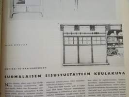 Kaunis Koti 1965 nr 3, sis. mm. seur. artikkelit / kuvat / mainokset; Kansikuva; Akseli Gallen-Kallelan valmistama ateljeepöytä valokuvannut Ä. Fethulla, Viljo