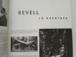 Kaunis Koti 1965 nr 3, sis. mm. seur. artikkelit / kuvat / mainokset; Kansikuva; Akseli Gallen-Kallelan valmistama ateljeepöytä valokuvannut Ä. Fethulla, Viljo