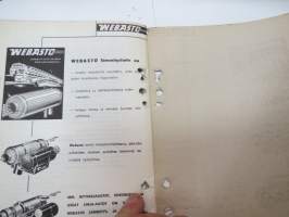 Webasto 30 HL1a, 65a, 65 HL3a, 95 HL5b, 125 HL5 käyttöohje, sis. kytkentäkaaviot -heater - operator´s manual in finnish, with electric circuit diagrams