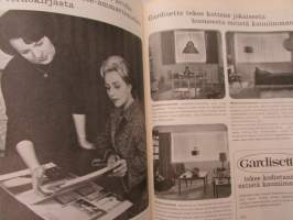 Kaunis Koti 1966 nr 3, Vitamiineja linkoamalla, Omatekoinen asuntovaunu hotellina, Pertti Santalahti, katso sisältö tarkemmin kuvista