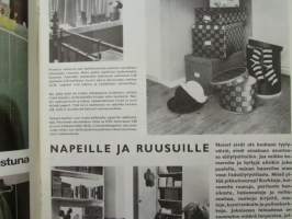Kaunis Koti 1966 nr 3, Vitamiineja linkoamalla, Omatekoinen asuntovaunu hotellina, Pertti Santalahti, katso sisältö tarkemmin kuvista