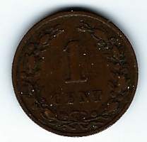 Hollanti / Alankomaaat  1 cent  1878 - ulkomainen kolikko
