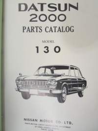 Nissan Cedric Model 130 series, Parts Catalog Pub. No C-069E -varaosaluettelo