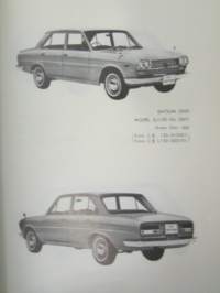 Nissan Cedric Model 130 series, Parts Catalog Pub. No C-069E -varaosaluettelo