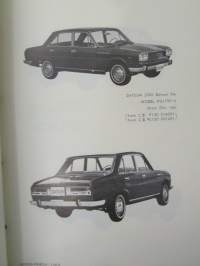 Nissan Cedric Model 130 series, Parts Catalog Pub. No C-069E -varaosaluettelo