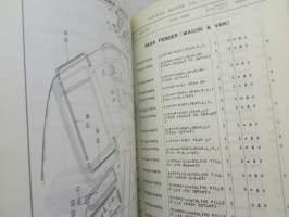 Nissan Cedric Model 130 series, Parts Catalog Pub. No C-069E -varaosaluettelo