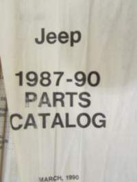 Chrysler Motors Jeep 1987-90, Parts Catalog -varaosaluettelo