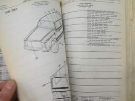 Chrysler Motors Jeep 1987-90, Parts Catalog -varaosaluettelo