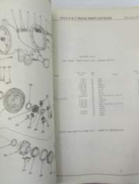 Chrysler Motors Dodge Truck Illustration 1974-77, Parts Catalog (Supersedes DX-8325) -varaosaluettelo