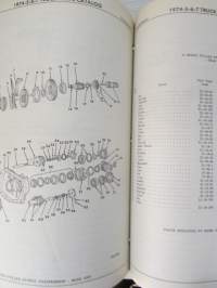 Chrysler Motors Dodge Truck Illustration 1974-77, Parts Catalog (Supersedes DX-8325) -varaosaluettelo