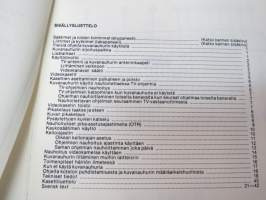 Salora SV 8300 Kuvanauhuri käyttöohje / Videobandspelare bruksanvisning (kopio) -operator´s manual, copied