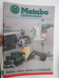 Metabo sähkötyökalut -myyntiesitteitä ja luetteloita erä / brochures and catalogs of Metabo tools