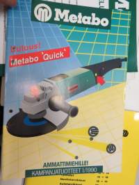 Metabo sähkötyökalut -myyntiesitteitä ja luetteloita erä / brochures and catalogs of Metabo tools