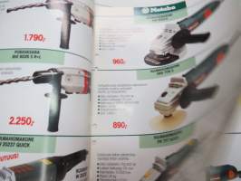 Metabo sähkötyökalut -myyntiesitteitä ja luetteloita erä / brochures and catalogs of Metabo tools