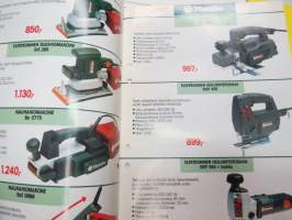 Metabo sähkötyökalut -myyntiesitteitä ja luetteloita erä / brochures and catalogs of Metabo tools