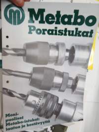 Metabo sähkötyökalut -myyntiesitteitä ja luetteloita erä / brochures and catalogs of Metabo tools