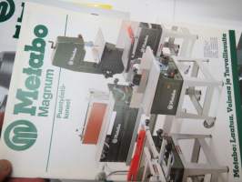 Metabo sähkötyökalut -myyntiesitteitä ja luetteloita erä / brochures and catalogs of Metabo tools