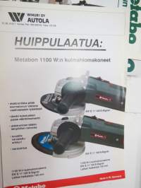 Metabo sähkötyökalut -myyntiesitteitä ja luetteloita erä / brochures and catalogs of Metabo tools