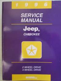 Chrysler Jeep Grand Cherokee Service Manual 1996, 2 Wheel Drive / 4 Wheel Drive -Korjaamokäsikirja