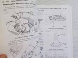 Chrysler Jeep Grand Cherokee Service Manual 1996, 2 Wheel Drive / 4 Wheel Drive -Korjaamokäsikirja